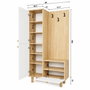 Hanah Home Forma 1600-206 Blanco y roble